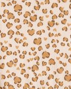 Toddler 2-Piece Leopard Print Short Set - Brown, image 2 of 3 slides