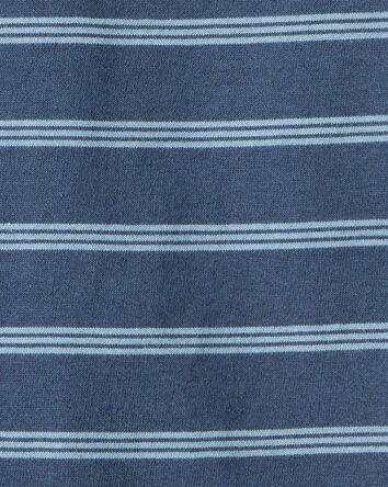 Baby Boy Striped Long-Sleeve Tee - Navy, 