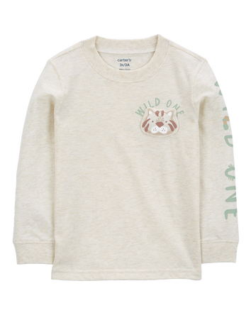 Toddler Wild One Graphic Tee - Cream, 