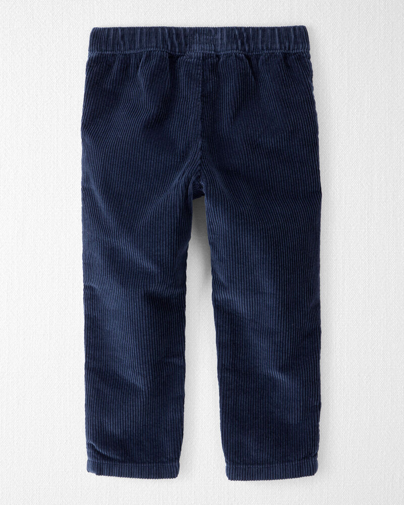 Toddler Organic Cotton Corduroy Drawstring Pants, image 2 of 7 slides