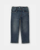 Toddler Faded Dark Wash Straight-Leg Jeans, image 1 of 4 slides