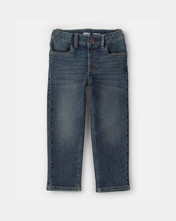 Toddler Faded Dark Wash Straight-Leg Jeans, 