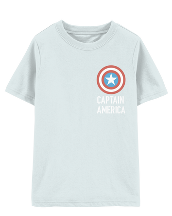 Boys Marvel&trade; Captain America Short-Sleeve Tee - Blue, 