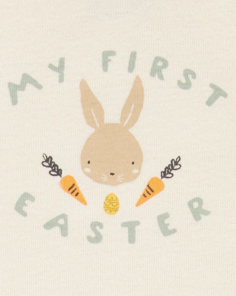 Baby 3-Piece My First Easter Teething Bib & Bodysuit Pant Set, image 7 of 7 slides