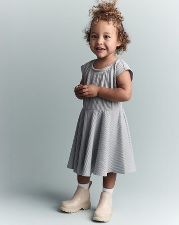 Toddler Girl Avenue Twirl&trade; Dress - Light Blue, 