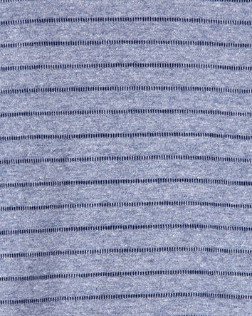 Baby Striped Short-Sleeve Bodysuit - Navy, 