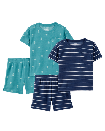 Toddler 4-Piece Loose Fit Pajamas, 