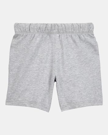 Boys Pull-On French Terry Shorts - Grey, 