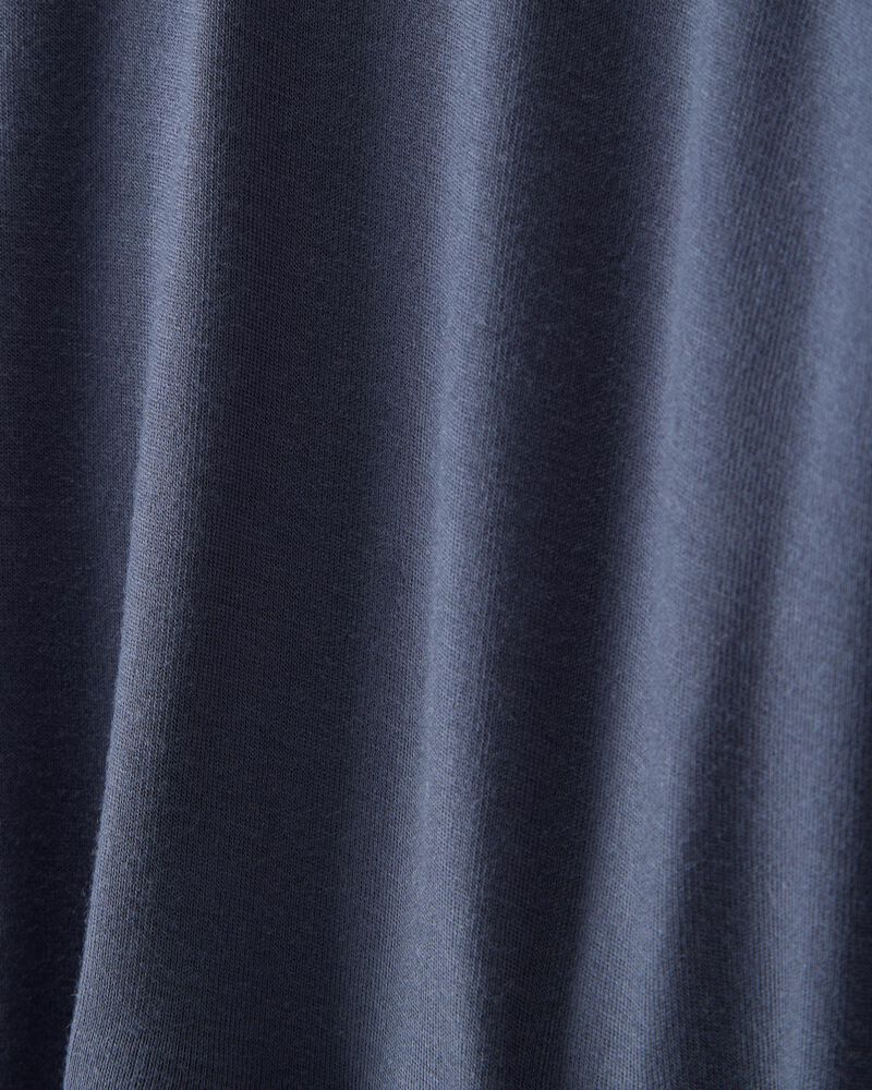 Baby Boy Zip-Up PurelySoft Sleep & Play Pajamas - Navy, image 3 of 6 slides