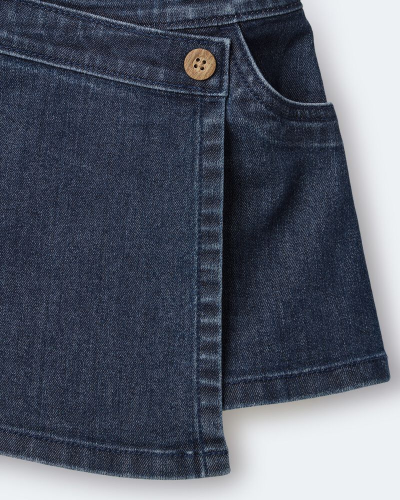 Toddler Girl Asymmetrical Denim Skirt - Blue, image 7 of 7 slides