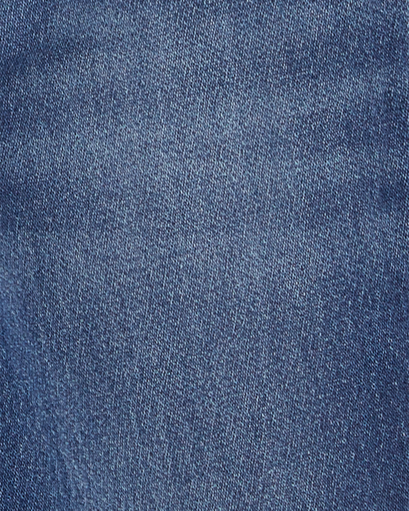 Baby Knit Denim Suspender Pants, image 3 of 4 slides