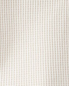 Baby Boy Long-Sleeve Waffle Knit Utility Shirt - White, image 3 of 4 slides