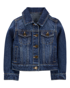 Baby Denim Jacket - Dark Wash, image 1 of 4 slides