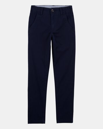 Kid Slim Tapered Chino Uniform Pants - Navy, 