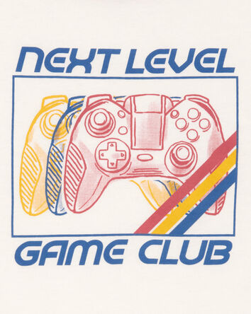 Kid Game Club Short-Sleeve Graphic Tee - White, 