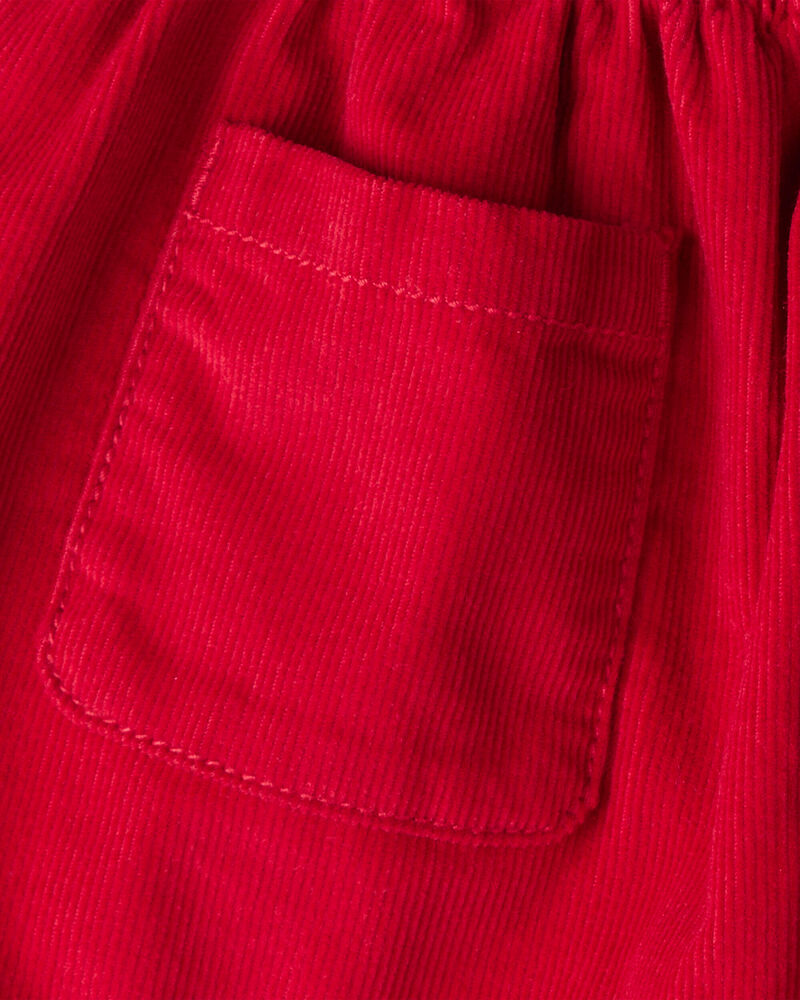 Baby Girl Corduroy Skirt - Red, image 3 of 4 slides