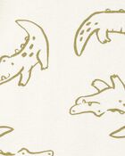 Baby Boy 5-Pack Striped Alligator Short-Sleeve Bodysuits, image 3 of 8 slides