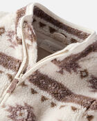 Toddler Recycled Southwestern Sherpa Jacket, image 2 of 4 slides