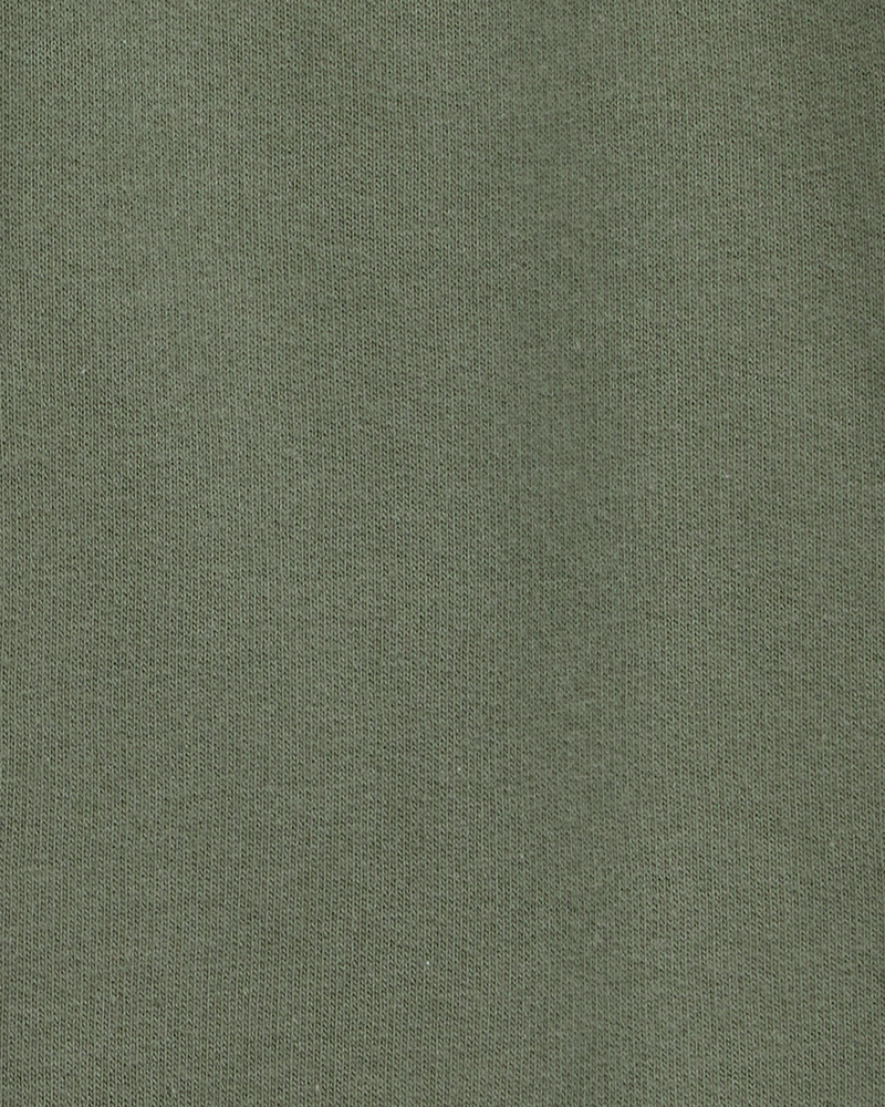 Baby Boy Pull-On Drawstring Joggers - Green, image 3 of 4 slides