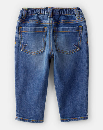 Baby Boy  Tapered Distressed Denim Jeans - Medium Wash, 
