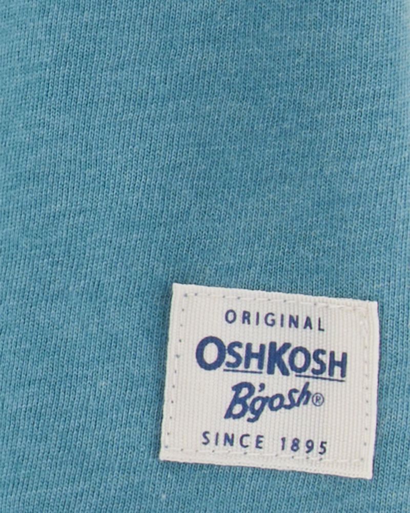 Toddler Pocket Henley Tee - Teal, image 2 of 3 slides
