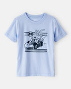 Toddler Boy Racing French Fries Short-Sleeve Graphic Tee - Blue, image 1 of 3 slides
