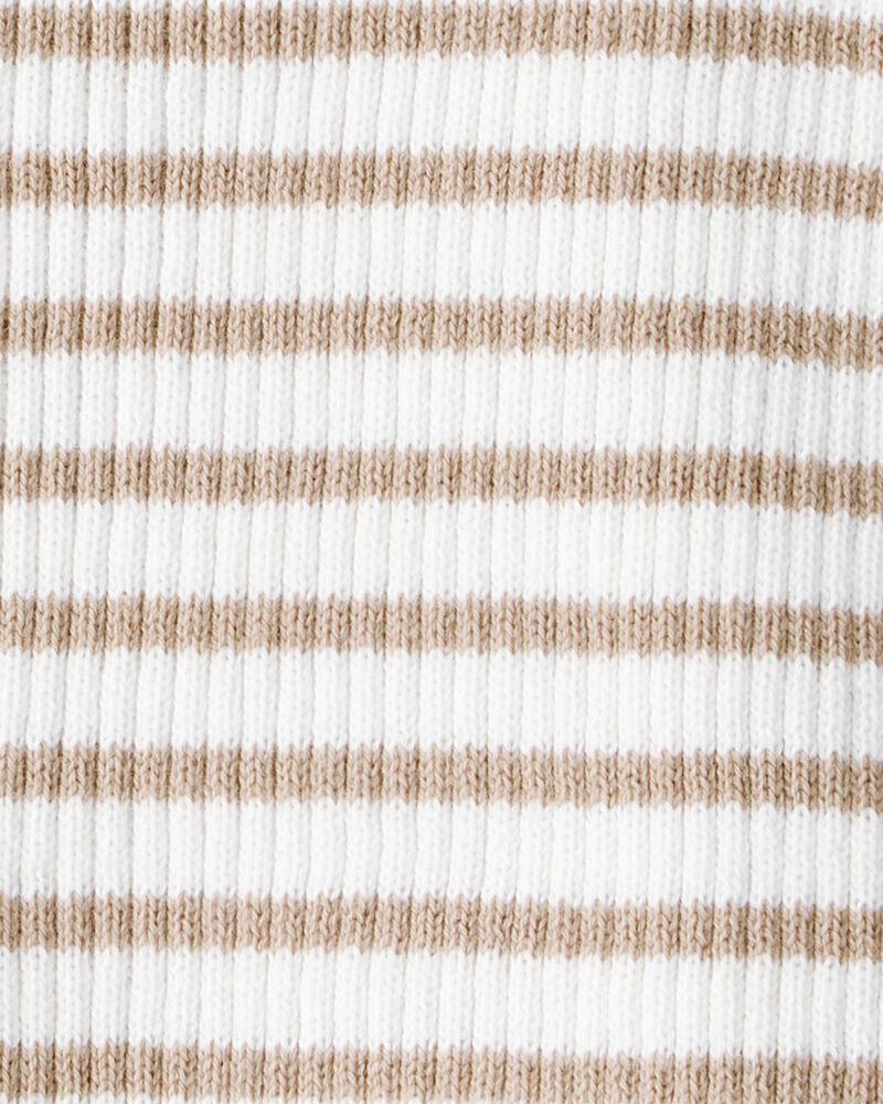 Girls 2-Piece Striped Short-Sleeve Button-Down Tee & Denim Skort Set - Multi, image 3 of 6 slides