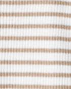 Girls 2-Piece Striped Short-Sleeve Button-Down Tee & Denim Skort Set - Multi, image 3 of 6 slides