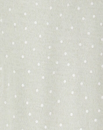 Baby Girl 2-Pack 2-Way Zip Cotton Sleep & Play Pajamas - Pink/Green, 