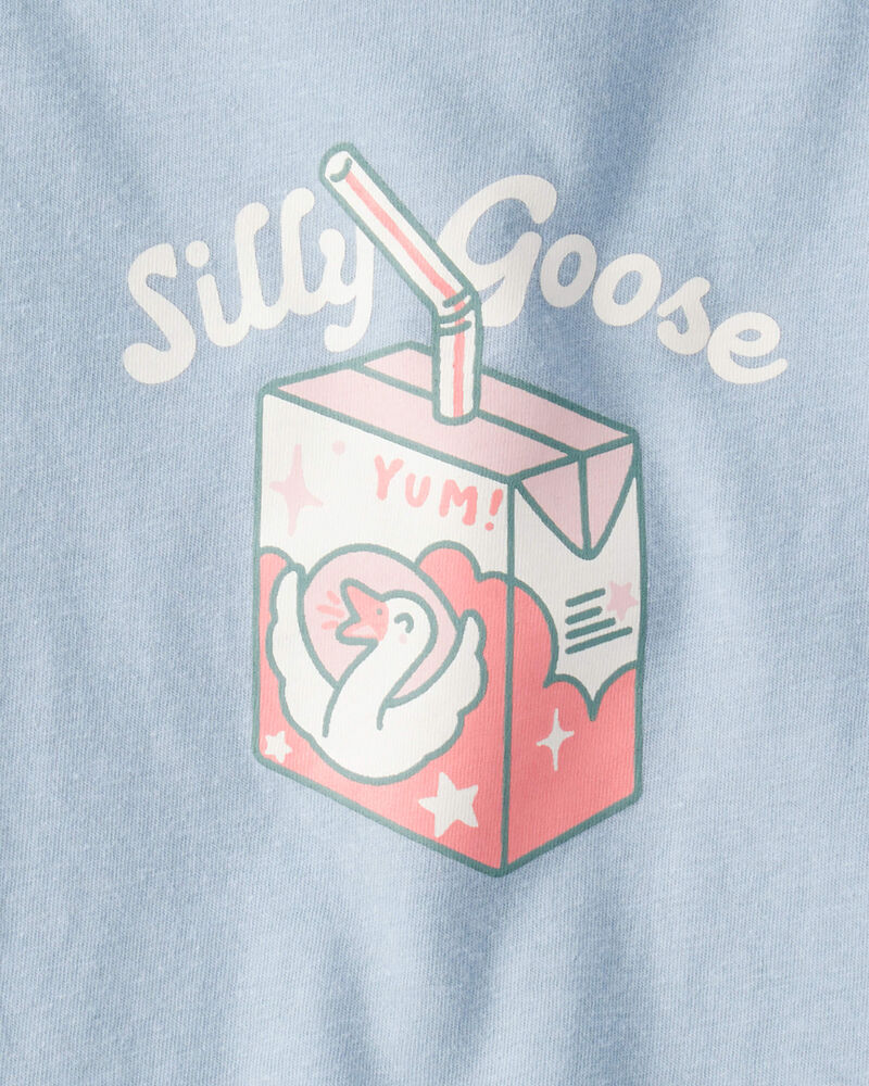 Toddler Girl Silly Goose Short-Sleeve Graphic Tee - Blue, image 2 of 3 slides