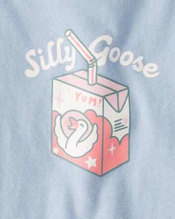 Toddler Girl Silly Goose Short-Sleeve Graphic Tee - Blue, 