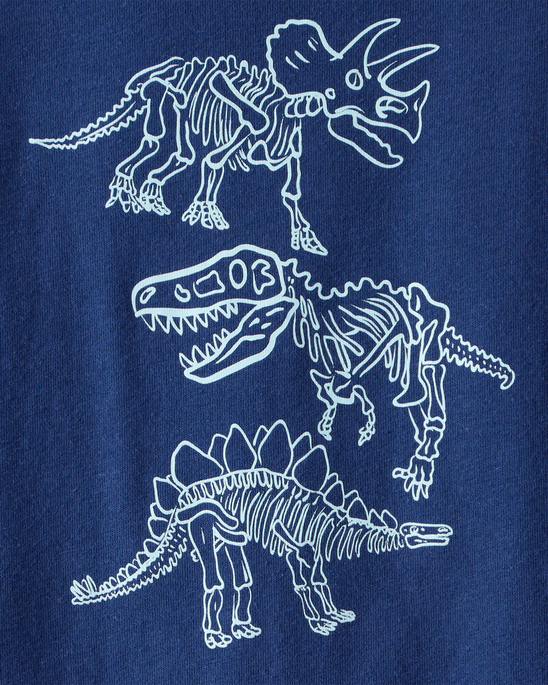 Toddler Boy Dinosaurs Long-Sleeve Graphic Tee - Navy, image 2 of 3 slides