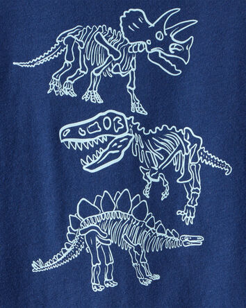 Toddler Boy Dinosaurs Long-Sleeve Graphic Tee - Navy, 