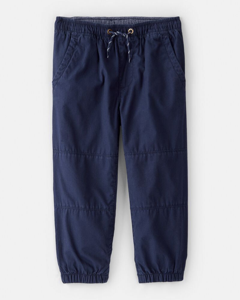Toddler Boy Lined Joggers - Navy, image 1 of 4 slides