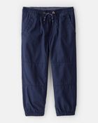 Toddler Boy Lined Joggers - Navy, image 1 of 4 slides