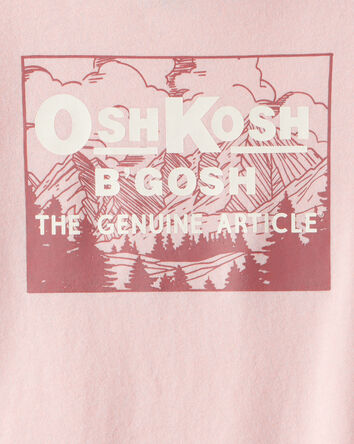 Girls Vintage OshKosh B'Gosh Long-Sleeve Graphic Tee - Pink, 