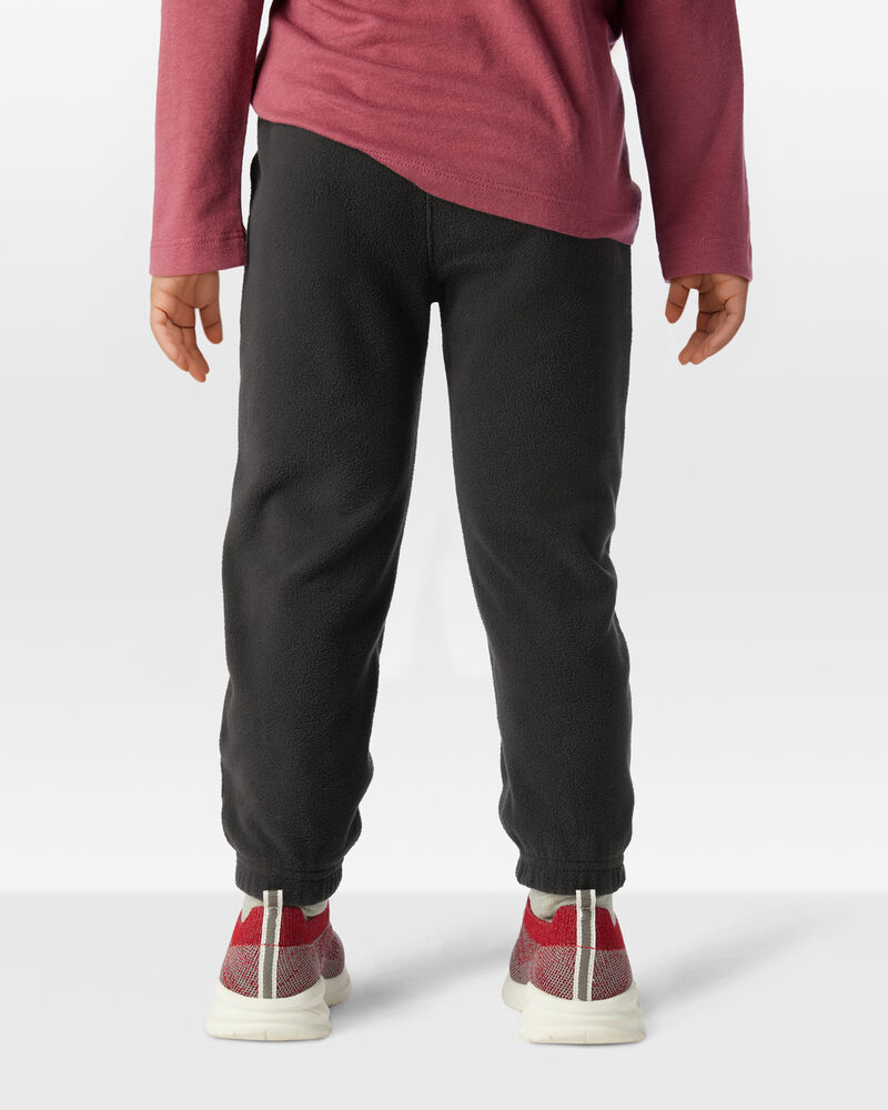 Toddler Boy Fleece Joggers - Black, image 4 of 6 slides