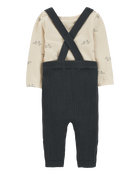 Baby 2-Piece Bodysuit & Sweater Coveralls, image 2 of 5 slides