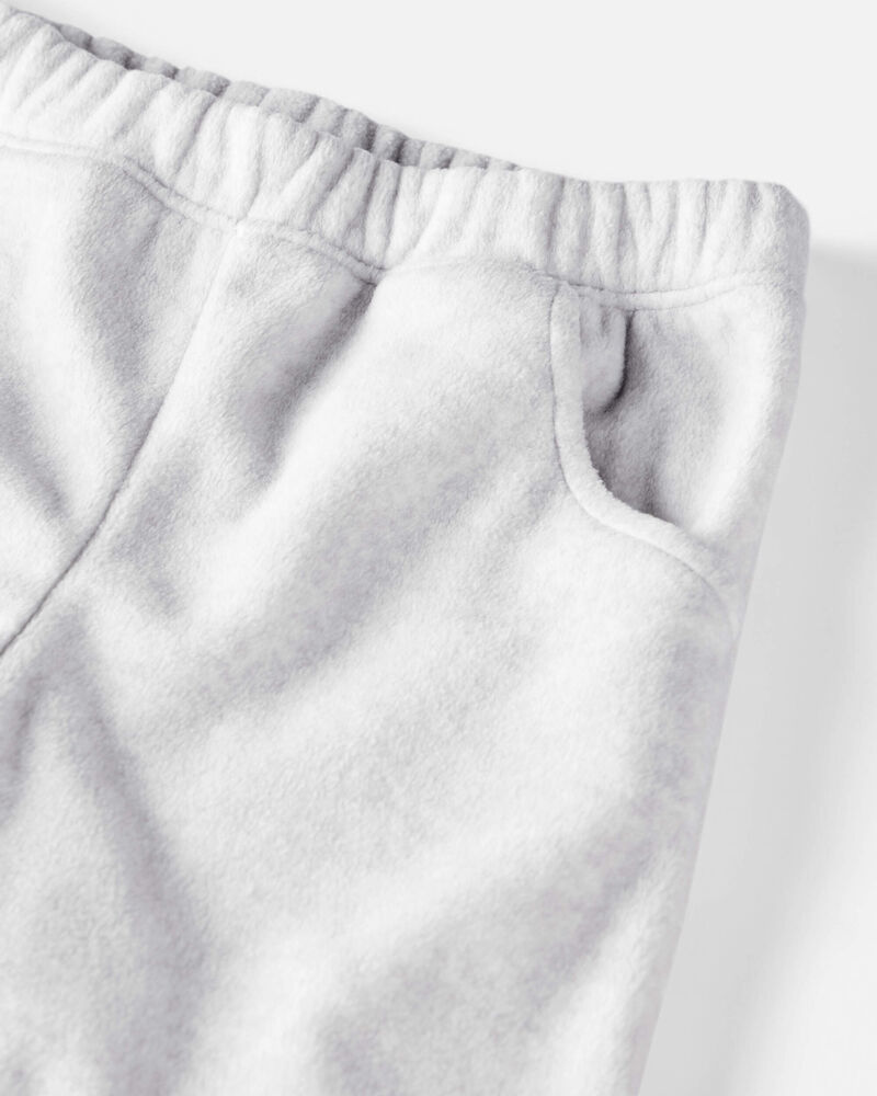 Toddler 2-Piece Recycled Microfleece Set - Grey, image 2 of 3 slides