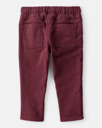 Baby Boy  Pull-On Slim Fit Pants - Red, 