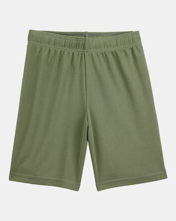 Boys Active Mesh Shorts - Green, 
