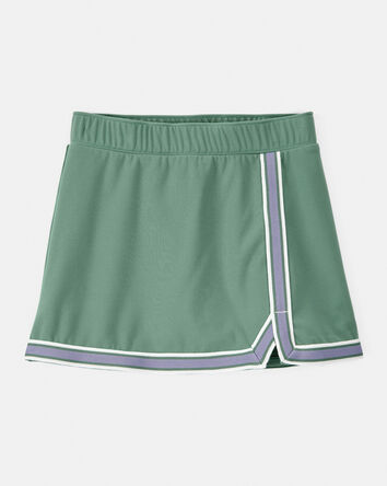 Girls Knit Active Skort - Green, 