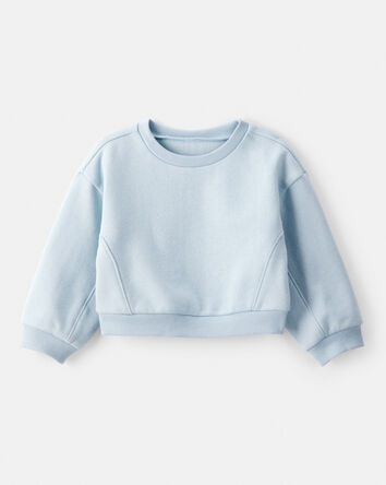 Baby Girl DayDream Fleece Long-Sleeve Pullover Sweatshirt - Blue, 