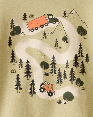 Toddler Boy Mountain Long-Sleeve Graphic Tee - Brown, 