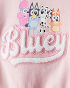 Toddler Girl Bluey French Terry Pullover - Pink, image 2 of 4 slides