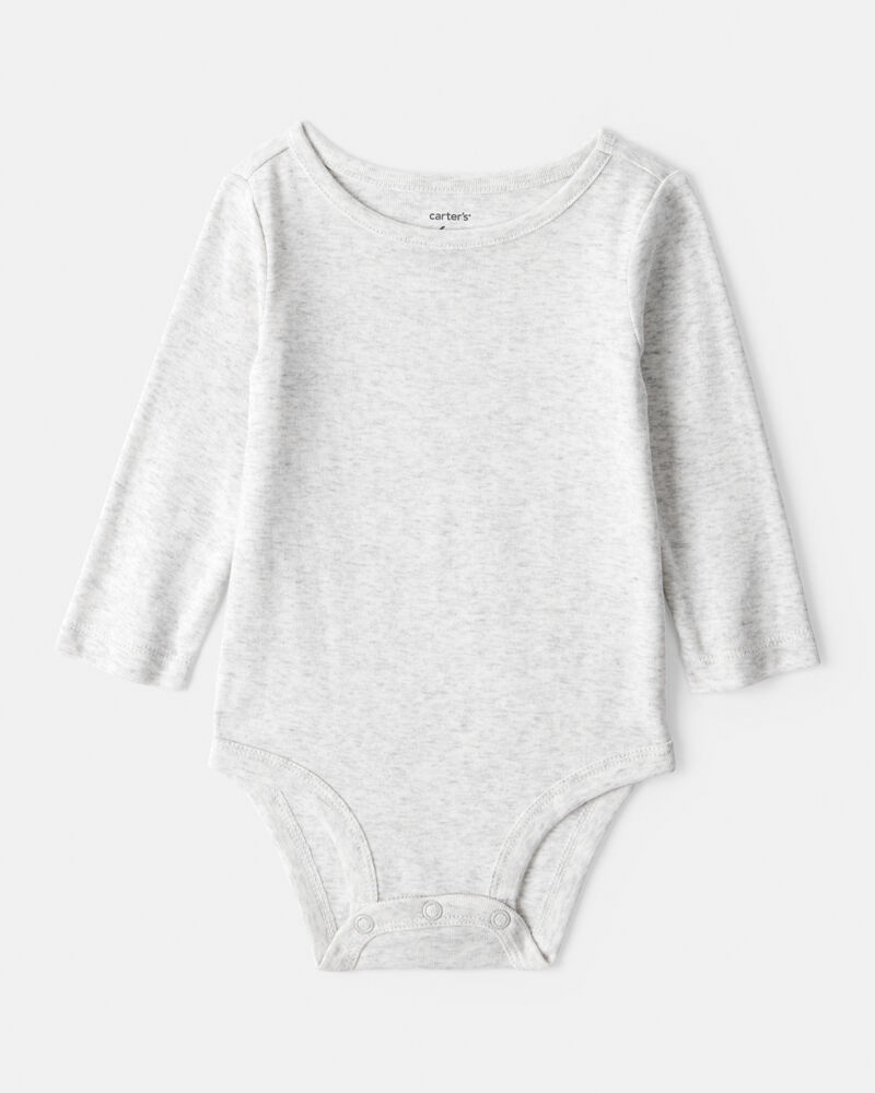 Baby Girl 2-Piece Floral Long-Sleeve Dress Set - Blue, image 3 of 6 slides