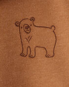 Toddler Boy DayDream Fleece Bear Print Long-Sleeve Tee & Pant Set - Brown, image 4 of 6 slides