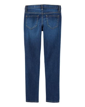 Kid Dark Wash Super Skinny-Leg Jeans, 