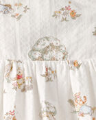 Baby Girl Disney&copy; Winnie the Pooh Sleeveless Dress with Bows - White, image 5 of 6 slides