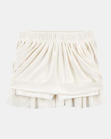 Kid Stretch Skort - White, 